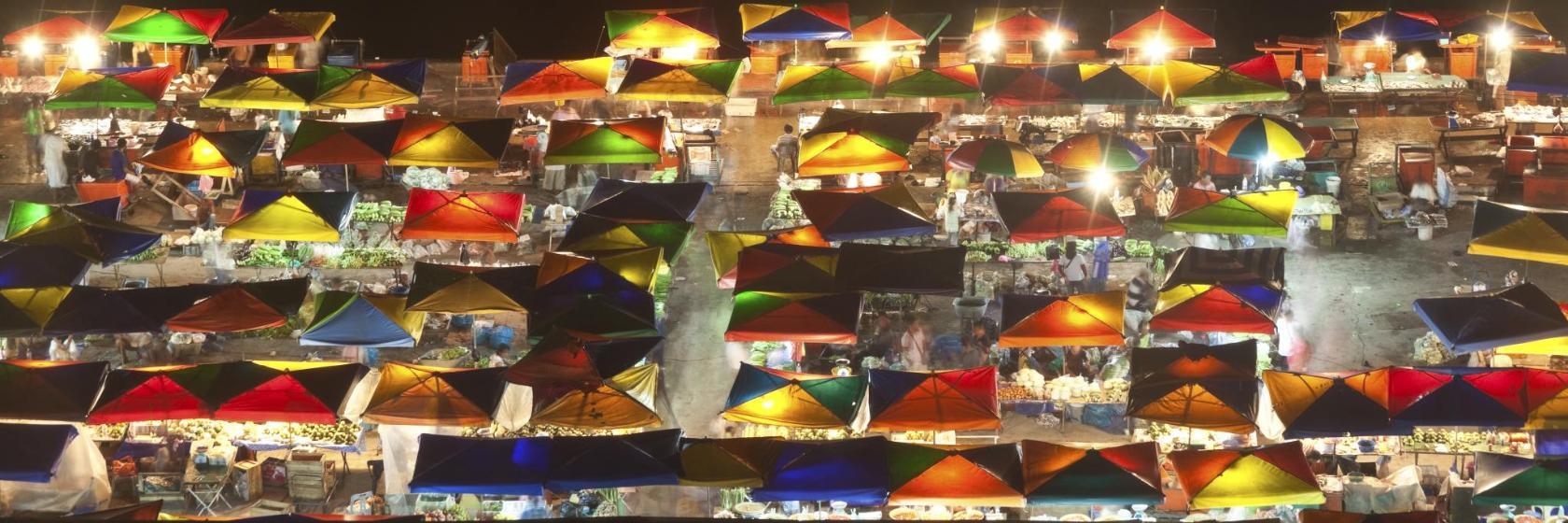 Mercado central de Kota Kinabalu
